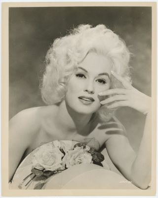 Blonde Pin Up Mamie Van Doren Vintage 1960 Sex Kittens Go To College Photograph