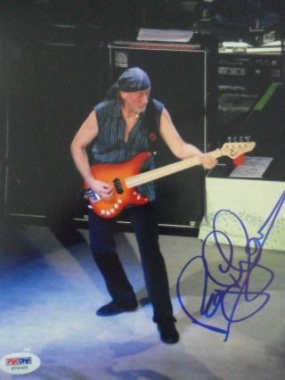 Roger Glover Deep Purple Authentic 8 X 10 Inch Signed Photo Psadna
