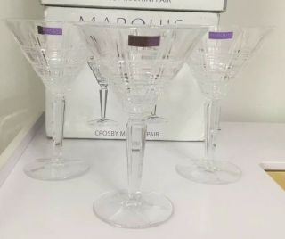 Marquis By Waterford Set Of 3 Crosby Martini Glasses