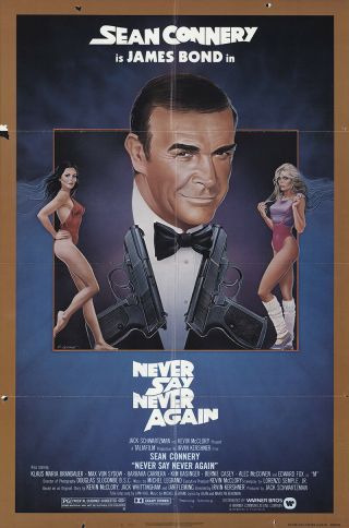 Never Say Never Again 1983 27x41 Orig Movie Poster Fff - 27795 Sean Connery