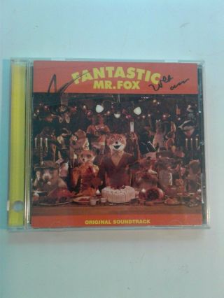 Wes Anderson/signed Fantastic Mr.  Fox Audio Cd/unused/original Soundtrack