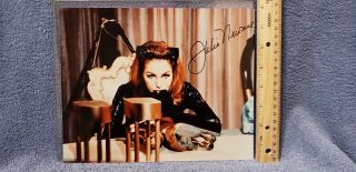 Julie Newmar Actress Hand Signed 8x10 Autographed Fan Photo W Catwoman