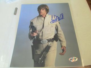 Mark Hamill Star Wars Signed Autographed 8x10 Photo Certified