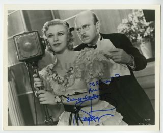 Ginger Rogers - American Actress,  Dancer,  And Singer - Signed 8x10 Photograph