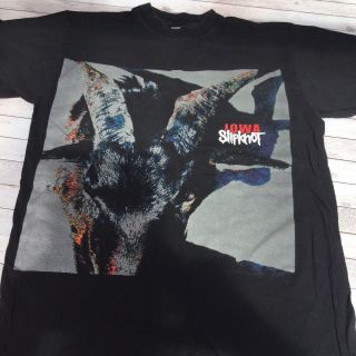 Slipknot Iowa Metal Band Tour T Shirt Size M Black