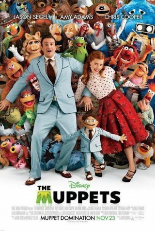 The Muppets Movie Poster 2 Sided Final 27x40 Jason Segel