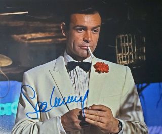 Sean Connery Hand Signed 8x10 Photo W/holo 007 James Bond