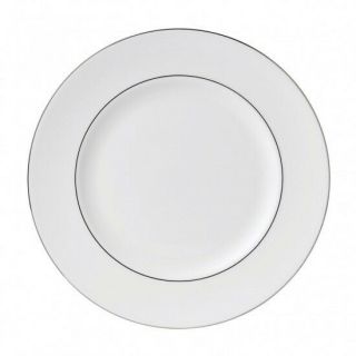 Wedgwood Signet Platinum Dinner Plate.  Set Of 4,  10 3/4”
