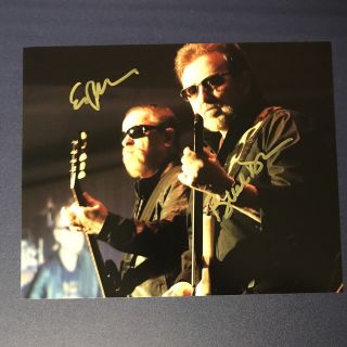 Buck Dharma & Eric Bloom Signed 8x10 Photo Autograph Blue Oyster Cult Originals