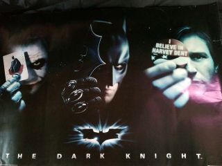 Vintage The Dark Knight: Movie Theater Banner