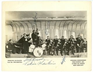 Erskine Williams And His Orchestra Signed 1940s Publicity Photo