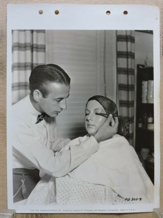 Evelyn Keyes With Harry Ray Orig Candid Key Set Makeup Photo 1937 The Buccaneer