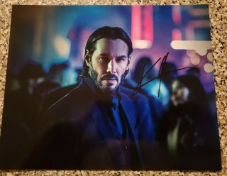 Sexy Keanu Reeves As John Wick Authentic Signed Autographed 8x10