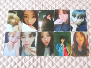 Snsd Taeyeon 1st Album My Voice Fine & I Got Love Ver.  Photocard Full Set Kpop