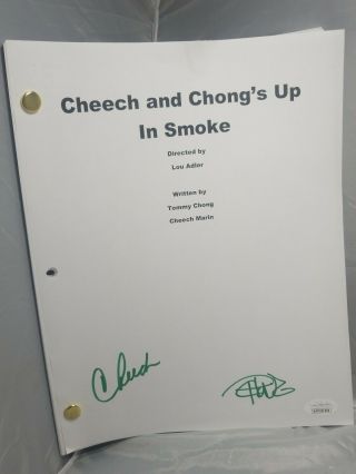 Cheech And Chong Signed Up In Smoke Full Movie Script Signed By Both Jsa