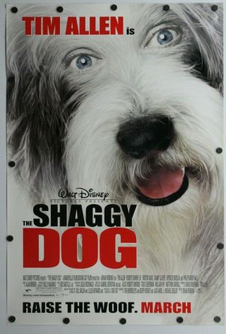 The Shaggy Dog 2006 Double Sided Movie Poster 27 " X 40 "