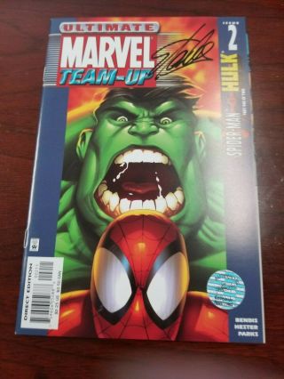 Stan Lee Signed Comic Spider - Man Hulk Marvel Authentic Exceisor Hologram