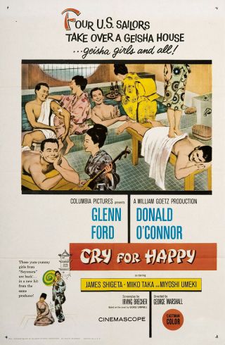 Cry For Happy 1961 27x41 Orig Movie Poster Fff - 02893 Near,  Very Fine
