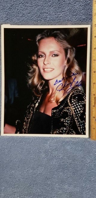 Cheryl Ladd Actress Hand Signed 8x10 Autographed Photo W Charlie 