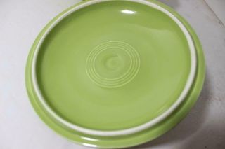 Vintage Fiesta Chartreuse Green Covered Casserole Dish RARE Beautifu COLLECTIBLE 3