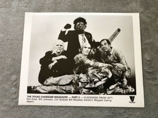 Vintage 8”x”10 Texas Chainsaw Massacre 2 Press Promo Photo
