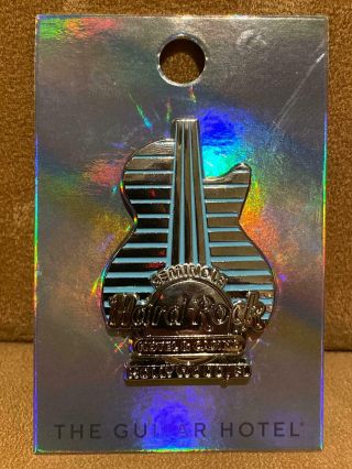 Hard Rock Guitar Hotel Grand Opening Pin Limited Edition Large (2 1/2 " X 1 1/2 ")