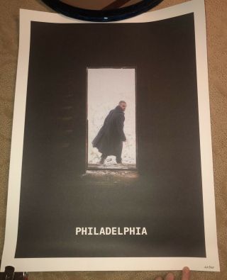 Justin Timberlake Man Of The Woods Tour Limited Edition Poster Philadelphia Vip