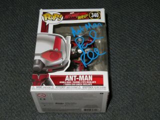 Paul Rudd Signed Ant Man Funko Pop Toy Nib Avengers Wasp