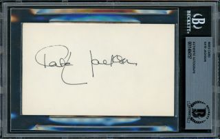 Kate Jackson Autographed 3x5 Index Card Actress Charlies Angels Beckett 11484757