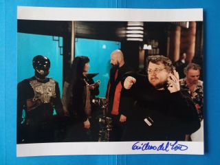 Guillermo Del Toro Famed Director Authentic Hand - Signed 8x10 Photo On Set