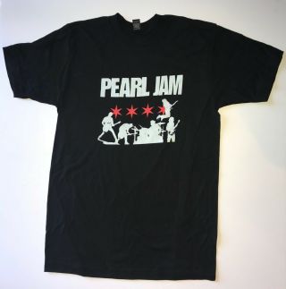 Pearl Jam T - Shirt Wrigley Field Chicago 2018 Tour Xx Large Pj History
