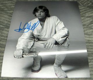 Mark Hamill Luke Skywalker Star Wars Signed 8x10 Photo 1