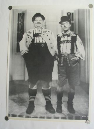 Rare 1938 Laurel & Hardy Poster Swiss Miss Movie Hal Roach Feature