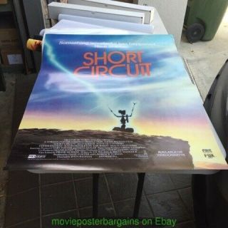 Short Circuit Movie Poster Orig.  28x42 Rolled 1980 