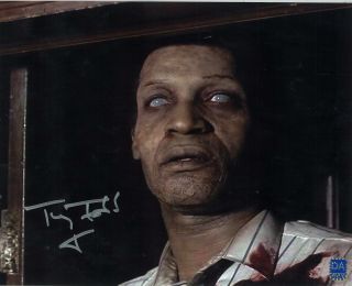 Tony Todd Autographed 8x10 Night Of The Living Dead Zombie Photo
