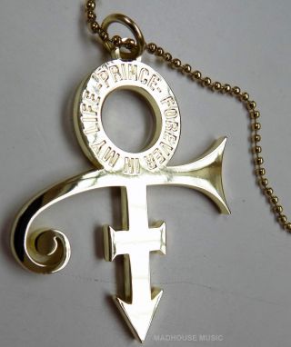 PRINCE Gold Symbol Chain - Forever In My Life - Necklace - Pendant stunning 2