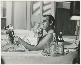James Bond 007 Spy Sean Connery Diamonds Are Forever 1971 Vintage Photograph