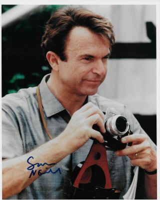 Sam Neill Hand Signed In Person Authentic Autograph 8x10 Color Photo With
