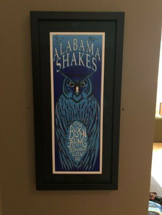 Alabama Shakes Signed And Framed Concert Poster