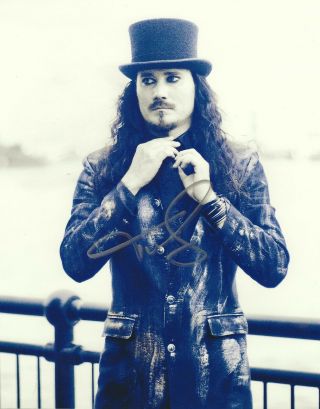 Tuomas Holopainen Of Nightwish Band Real Hand Signed Photo 2 Autographed