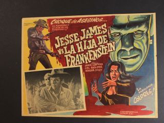 1960s Jesse James Meets Frankenstein 