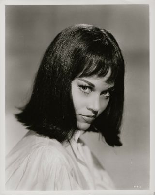 Jane Fonda In A Dark Wig 1963 Portrait.  In The Cool Of The Day