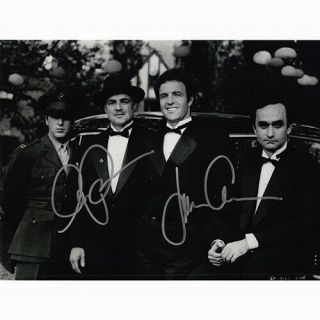 Al Pacino & James Caan - Godfather (47900) - Autographed In Person 8x10 W/