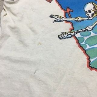 Grateful Dead 1986 Summer Tour Surfer T - Shirt 4