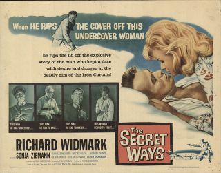 The Secret Ways 1961 22x28 Orig Movie Poster Fff - 56601 Never Folded