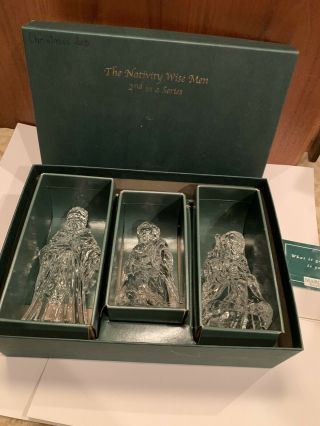 Marquis By Waterford Crystal The Nativity Wise Men 2nd In Series Figures