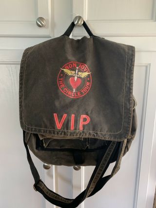 Bon Jovi Leather Bag