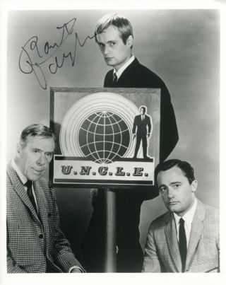Robert Vaughn Actor In The Man From U.  N.  C.  L.  E.  & Hunter Signed Photo Autograph