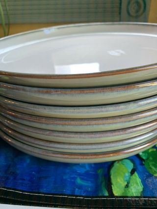 Sango Concepts Avocado 4940 11 " Dinner Plates Discontinued Set Of 6 Euc