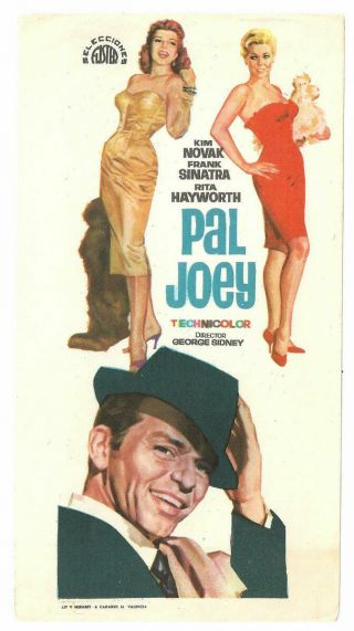 Pal Joey Frank Sinatra Kim Novak Rita Hayworth Spanish Herald Mini Poster